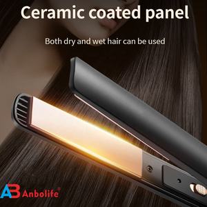 ANBOLIFE-Fer à lisser électrique en céramique, avec affichage LED, <span class=keywords><strong>Plancha</strong></span> Para Cabello PTC - Product Image 2