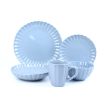 Service de vaisselle personnalisé en porcelaine gaufrée en gros