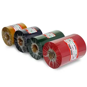 <span class=keywords><strong>Ruban</strong></span> de transfert thermique de qualité supérieure, mélange cire-résine, disponible en plusieurs couleurs, 80 mm, 90 mm, 110 mm - Product Image 2