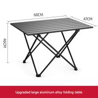 Table pliante en acier carbone de haute qualité, légère, portable, pour barbecue et pique-nique en plein air à un prix avantageux