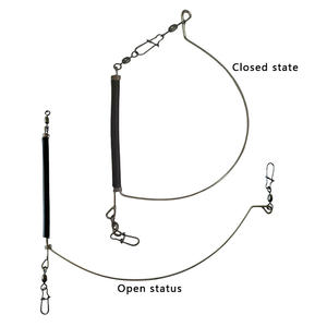สายเบ็ดตกปลาทะเล20ซม. 30ซม. 40ซม. 50ซม. 60ซม. สแตนเลสป้องกันการกัด<span class=keywords><strong>ชนิด</strong></span>หัวเข็มขัด - Product Image 5