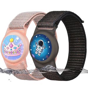 Étui étanche et antichoc en nylon M.Y pour <span class=keywords><strong>AirTag</strong></span>, <span class=keywords><strong>compatible</strong></span> avec bracelet enfant dessin animé et cordon en TPU - Product Image 5