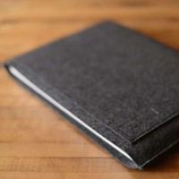 Étui de protection pour tablette en feutre de laine mince avec logo personnalisé, accessoire de sac d'affaires avec clip et pochette promotionnelle pour tablette