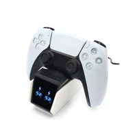 Station de charge à double support Accessoires de jeu avec adaptateur pour deux contrôleurs à double sens pour PS5