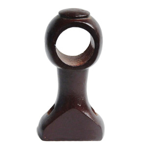 Supporto a Parete per Asta Tenda <span class=keywords><strong>in</strong></span> <span class=keywords><strong>Legno</strong></span> Singolo Piatto 28MM Marrone, Vendita Calda - Product Image 1