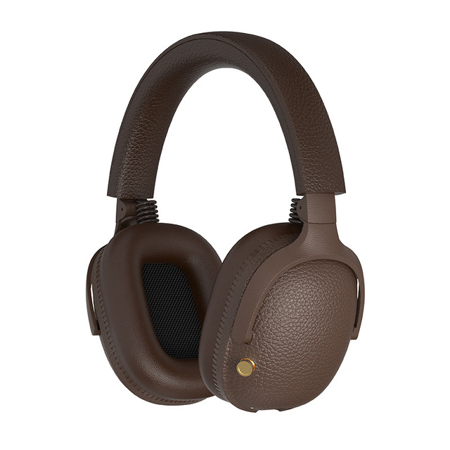 Modern Retro Over-Ear Headphones Noise-Canceling Wireless for Bluetooth Type-C Interface High-End Audio Quality for