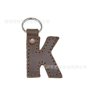 Porte-clés en cuir PU, anneaux porte-clés, pendentifs, ornements, lettrage personnalisé, motifs, logos, cadeaux promotionnels - Product Image 4