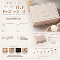 Boîtes d'emballage rigides en carton en forme de livre avec fermeture magnétique personnalisables de 3 ml et 5 ml pour stylos à peptides - Embalagem Caneta Caixas Peptideos
