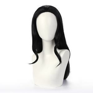 La peluca de cosplay de <span class=keywords><strong>Nicole</strong></span> Robin se divide en una peluca larga y recta de color negro. - Product Image 2