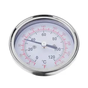 HUBEN dial 63mm Thermometer with Probe For Smoker Grill BBQ Hypersynes Home stove bottle water heat bimetal thermometer