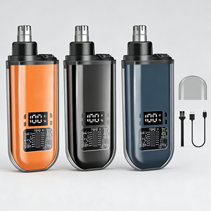 <strong>Wholesale</strong> Personal <strong>Mini</strong> Portable Black Low Noise Usb Rechargeable Electric Shaving Nose And Ear Hair <strong>Trimmer</strong> For Men - Product Image 1