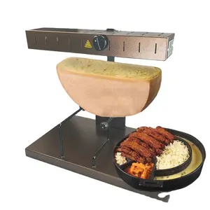 Máquina comercial do derretimento do queijo do derretimento 650W Raclette ajustável do OO para uma metade da roda do queijo