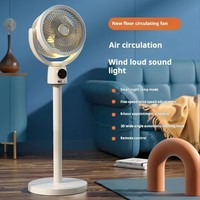 Ventilador de Pie Silencioso con Motor DC, Control Remoto, Batería Recargable Tipo-C de 8000mAh, Uso Doméstico y Exterior
