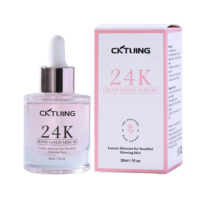 Suero de Oro Rosa 24K Cktuing 30ml, Cuidado de la Piel de Lujo para una Piel Radiante y Juvenil - Product Image 1