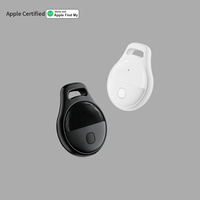 Pelacak Bluetooth Portabel Kompatibel dengan Find My iOS, GPS Anti Hilang untuk Kunci Mobil, Hewan Peliharaan, Dompet, dan Koper