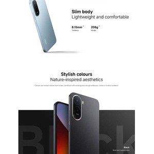 สมาร์ทโฟน Redmi หน้าจอ OLED 6.9 นิ้ว 120Hz FHD 5G LTE Octa Core กล้อง 13MP ชาร์จเร็ว 30W เซ็นเซอร์ลายนิ้วมือ ภาษาอังกฤษ - Product Image 6