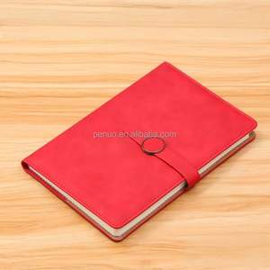 Libretas Personalizadas al por Mayor con Logotipo Impreso, Tapa Blanda, Cierre de Hebilla, Aspecto de Cuero, Libretas de Oficina A5 - Product Image 5