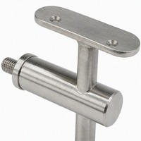 Support mural en acier inoxydable pour main courante, fixation pour garde-corps d'escalier, balcon, balustrade en verre