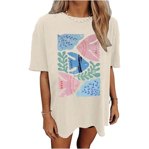 T-shirt graphique oversize sportif d'été pour femme, col rond, manches courtes, coupe ample, motif 3D, séchage rapide, anti-plis, anti-boulochage - Product Image 5