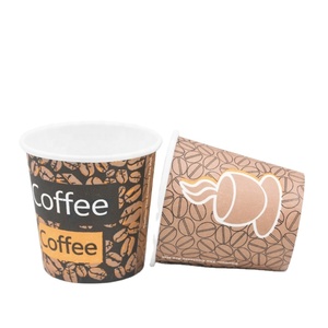 Disposable Eco-Friendly 2.5 oz 8 oz Paper Cups Single Wall Takeaway Coffee Cups Key Words Disposable Eco-Friendly Takeaway