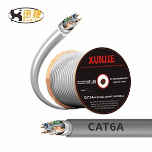 Cable de Cobre Sólido Cat6A de la Mejor Calidad, 1000 pies (305m), <span class=keywords><strong>SF</strong></span>/UTP, 23AWG, Sin Blindaje, para Interiores, con Revestimiento de PVC, Disponible para Entrega Inmediata - Product Image 6