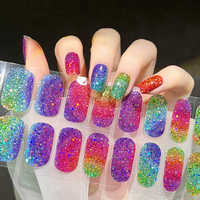 Autocollants pour ongles Felice Fashion 2D, semi-durcis, 100% gel, adhésif puissant, non toxiques, décorations pour manucure
