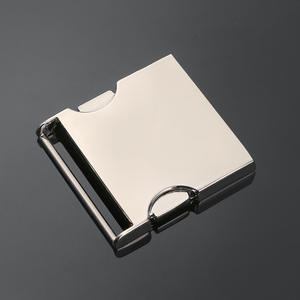 Boucle à dégagement latéral en alliage argenté et noir, durable pour sacs, ceintures, vêtements, sacs à dos, accessoires de sangle - Product Image 2