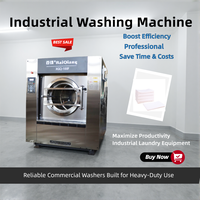 Lave-linge industriel de haute qualité, grande capacité, robuste, facile à utiliser, électrique, équipement de blanchisserie en promotion