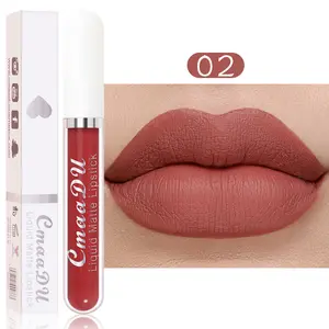 Durevole 18 colori Silky Soft Matte Lip Gloss Long Lasting antiaderente Lip Beauty Makeup rossetto liquido impermeabile
