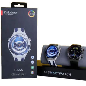 Nuovo Smartwatch SK55 2026 con Schermo HD per Uomo e Donna, Impermeabile IP68, Monitoraggio della Salute con 3 Cinturini e Confezione Regalo - Product Image 5