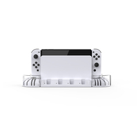 Chargeur de support de poignée pour Nintendo Switch OLED Joycon Stockage de charge Accessoires de carte de jeu pour Switch Oled Joy-con Controller
