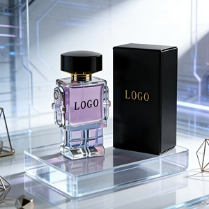 Nuevo Diseño 2026, Botella de <span class=keywords><strong>Perfume</strong></span> Estilo Cyberpunk, Botella de Vidrio Vacía con Forma de <span class=keywords><strong>Robot</strong></span>, Caja Personalizable / Logotipo / Color Disponible, 30 ml - Product Image 4