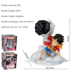 โมเดลการ์ตูนอนิเมะตุ๊กตาการ์ตูนอนิเมะ10ซม. ทำจาก PVC - Product Image 3
