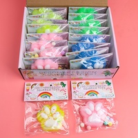 Barang Baru Grosir Mainan Squishy Cakar Kucing Pelangi Unik Taba, Mainan Slow Rebound, Hadiah Mainan Cakar Hamster untuk Diremas