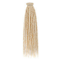 Perruque d'extension capillaire 24 pouces, texture double queue européenne, américaine, africaine, dreadlocks brûlées, feutre, crochet, double trame, densité 200%