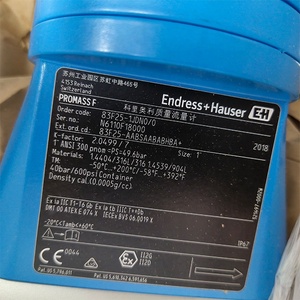 เซ็นเซอร์วัดการไหลแบบมวล Endress+Hauser E+H Promass 83F  คอริโอลิสโฟลว์มิเตอร์ คอริโอลิสแมสฟลอว์มิเตอร์ 83F25-AABSAABABHBA 83F25 คอริโอลิสโฟลว์มิเตอร์ - Product Image 2