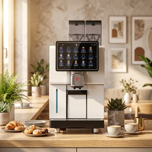 Cafetera Automática Programable Autotronix con Pantalla Inteligente de 10 Pulgadas, Almacenamiento Doble de Granos, Metálica - Product Image 3