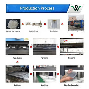 Machine de thermoformage automatique de plastique d'<span class=keywords><strong>occasion</strong></span> certifiée CE pour barquettes de semis et contenants alimentaires à emporter, matériaux <span class=keywords><strong>PS</strong></span>/PET/PP - Product Image 2