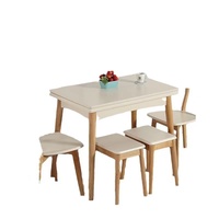Table à manger moderne multifonctionnelle avec plusieurs couleurs, en bois massif, extensible, réglable, fiable, à placer au mur, meubles pour la maison