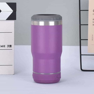 Cross-border 304 Stainless Steel Insulated Cup Bluetooth Speaker Car Cup <b>Double</b>-<b>walled</b> Vacuum Portable Ice Cup 6-12 Hours - Product Image 2