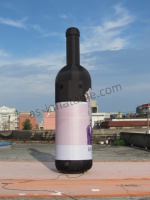 Modèle de bouteille de bière géante gonflable en tissu Oxford personnalisé, bouteille gonflable avec impression de logo pour la promotion publicitaire de la marque