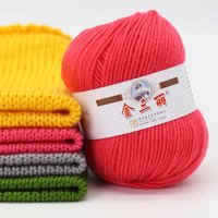 Fil à tricoter en acrylique tressé, fil pour bébé, tendance, chaud, respirant, fil DIY pour écharpe, pull, chaussures en coton, crochet