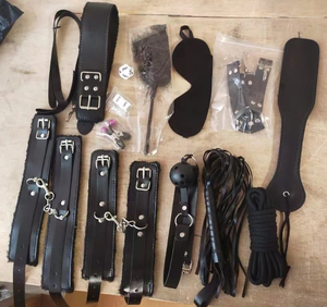 13ピースBDSMボンデージギアキット大人用セックスおもちゃ手錠付き拘束女性用いちゃつきSMおもちゃ - Product Image 6