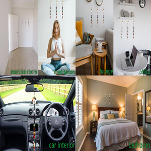 Attrape-rêves Arbre <span class=keywords><strong>de</strong></span> Vie avec 7 Pierres des Chakras, Cristal <span class=keywords><strong>de</strong></span> Guérison, Cadeau Feng Shui, Décoration <span class=keywords><strong>de</strong></span> Chambre Sorcière pour Femmes, à Suspendre pour Rideaux et Voitures - Product Image 6