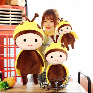 Nouvelle poupée en peluche super douce en forme de coccinelle de dessin animé avec rembourrage en coton PP, jouet en peluche mignon pour enfants, cadeau - Product Image 6