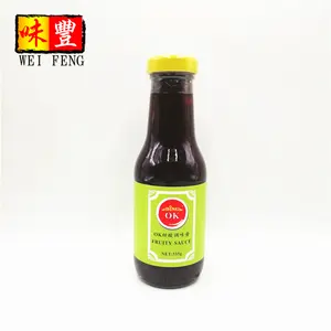 IFS BRC HACCP Certificated OEM Factory Wholesale Price Cooking Dipping 335g Sweet and Sour Paste OK Fruity Sauce