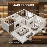 Mueble Zapatero Decorativo Personalizado de Aglomerado EGGER, Mueble de Lujo para Zapatos, Gabinete de Madera para Sala de Estar o Entrada
