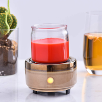 Brûleur de cire électrique 2 en 1, nouvelle tendance, parfum élégant, chauffe-bougie en céramique