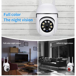 Hot 3mp Wifi Beveiligingscamera 'S Nachtzicht Mini Draadloze Camera Full Color 360 ° Hd Babyfoon H.265 Wifi Camera Home Security - Product Image 5