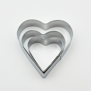 Ensemble de <span class=keywords><strong>emporte</strong></span>-pièces en acier inoxydable avec cœur Outils de cuisson en métal Moules Coupe-biscuits Noël Pâques - Product Image 3
